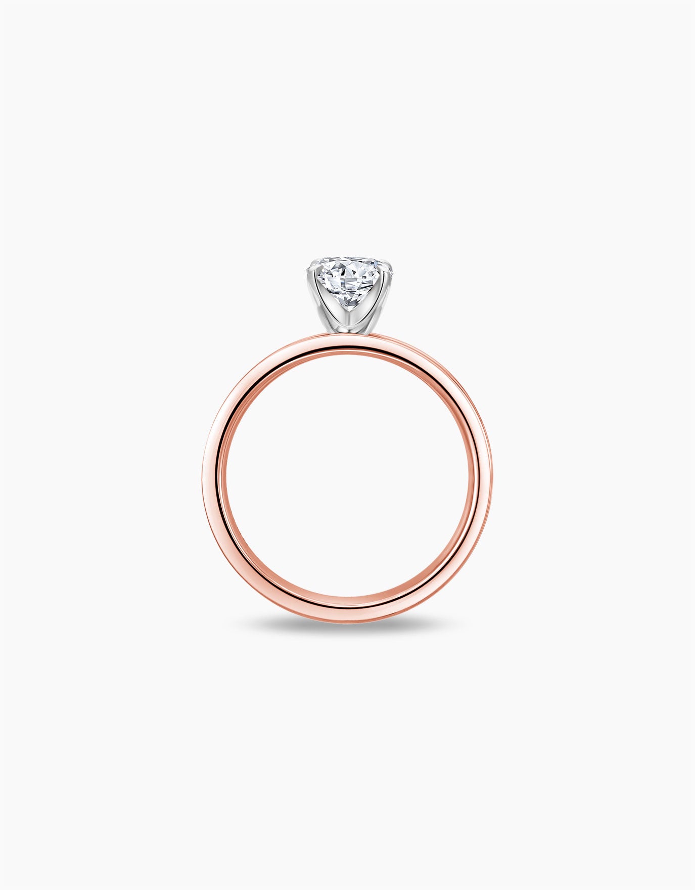 LVC Precieux Promise (Slim) Diamond Ring in 4 prongs
