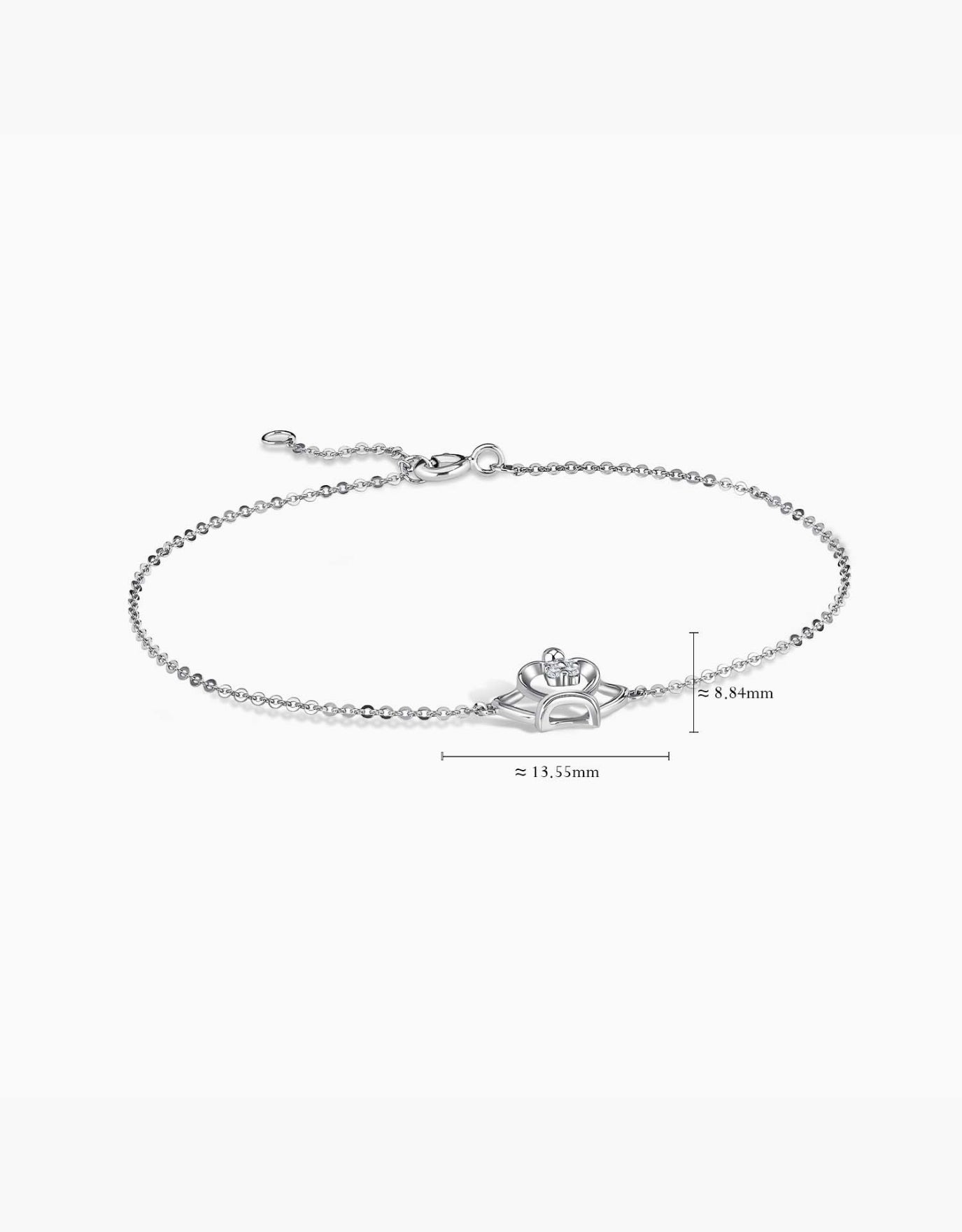 LVC Charmes Tiara Crown Diamond Bracelet