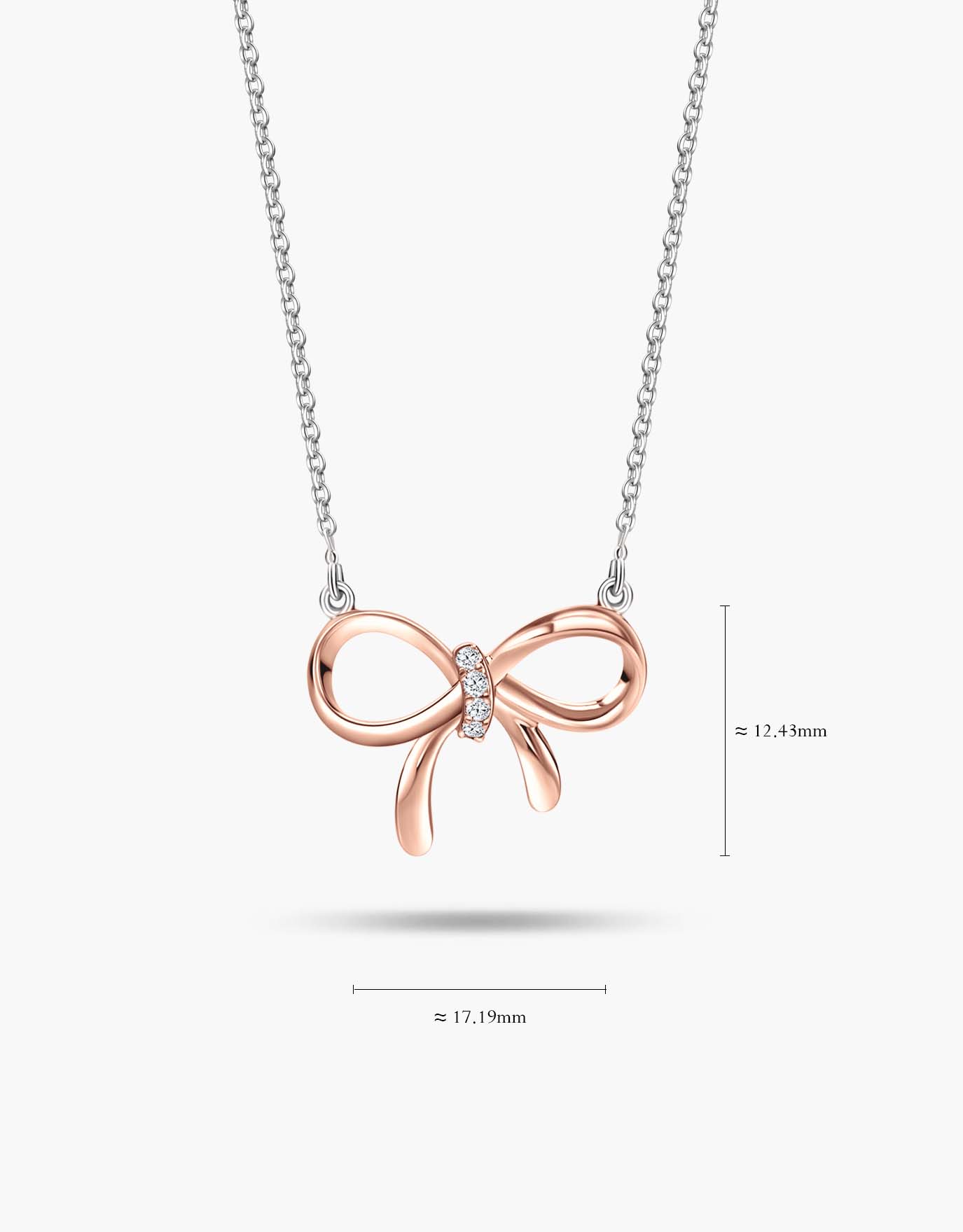 LVC Noeud Femme Diamond Necklace