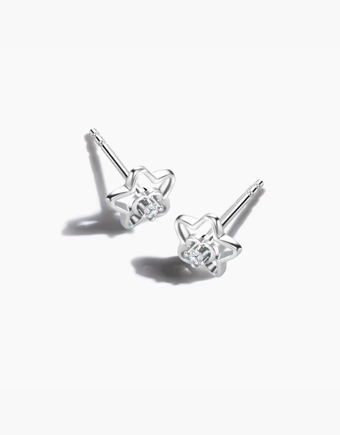 White gold diamond on sale studs