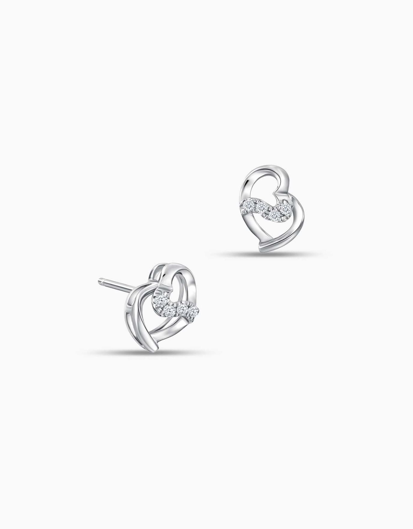 LVC Charmes Adoring Love Diamond Earrings