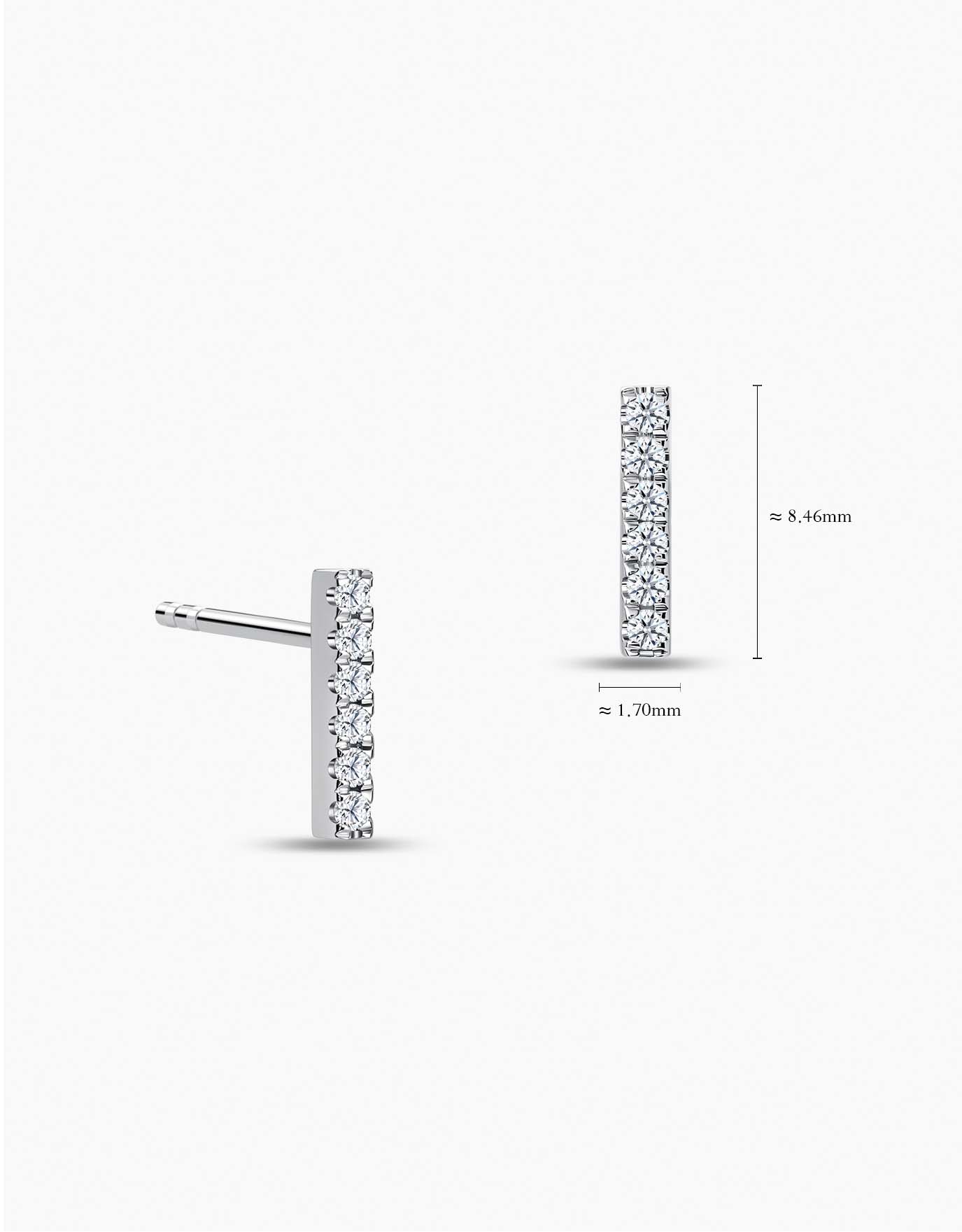 LVC Eterno Lune Diamond Earrings