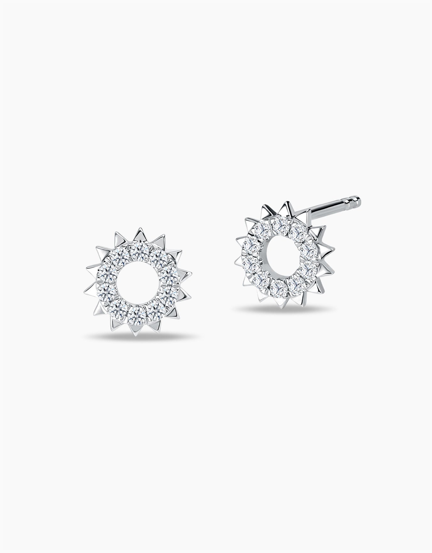 LVC Charmes Solar Flare Diamond Earrings