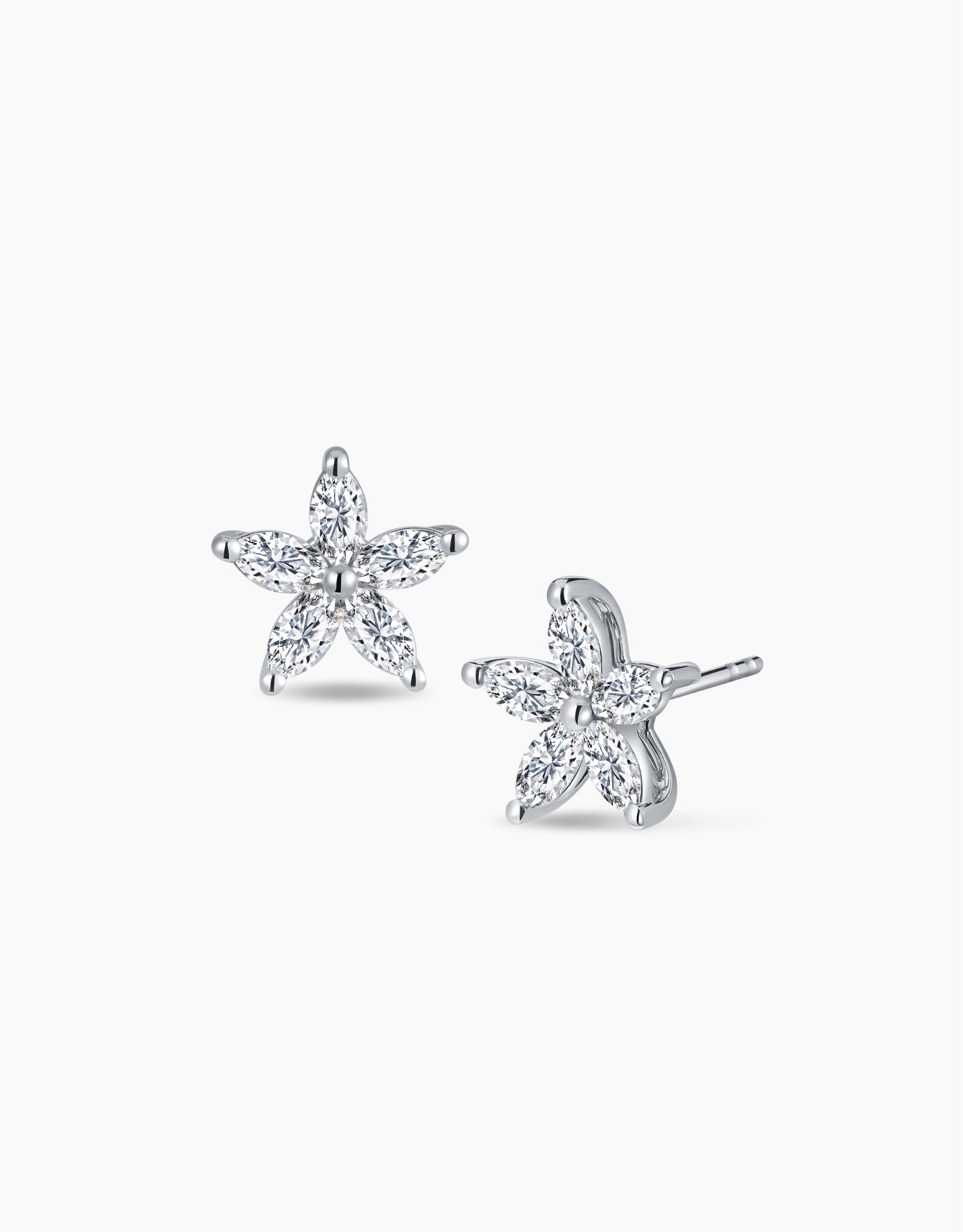 LVC Charmes Astral Bloom Diamond Earrings
