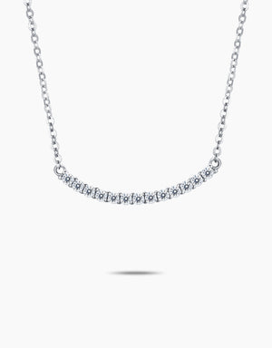 LVC Eterno Radiance Curved Diamond Necklace