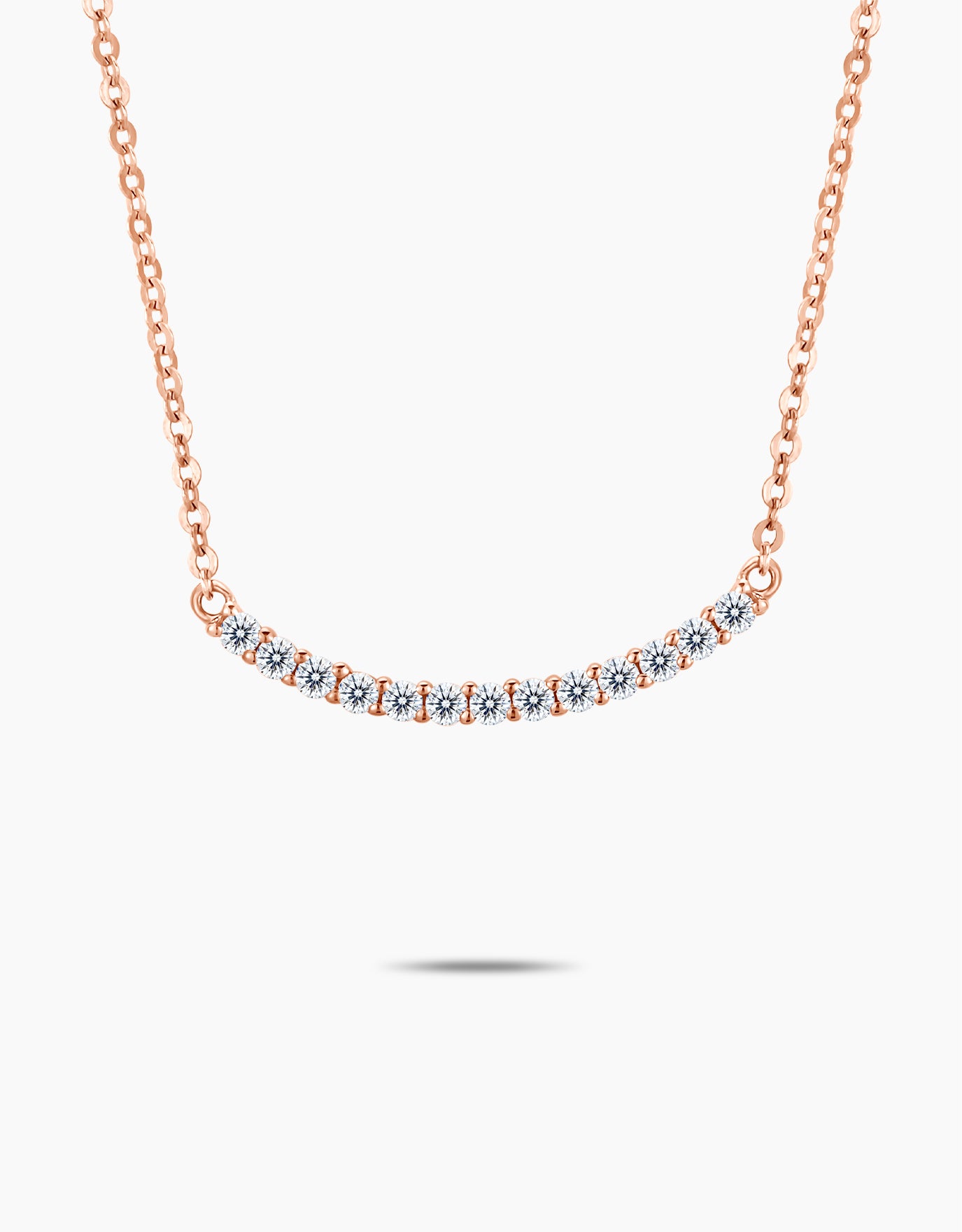 LVC Eterno Radiance Curved Diamond Necklace