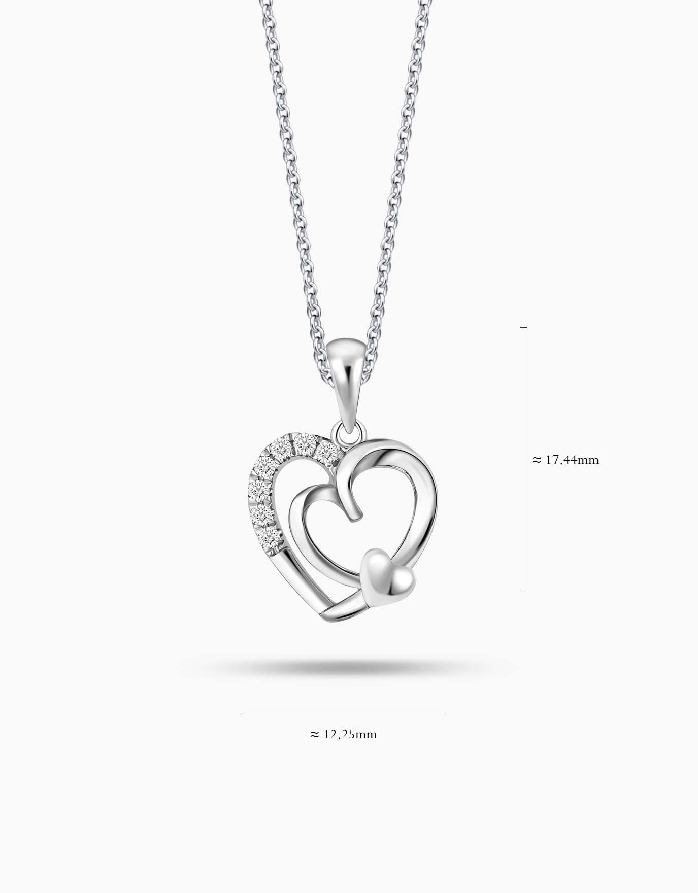 LVC Charmes Lovestruck Heart Diamond Pendant