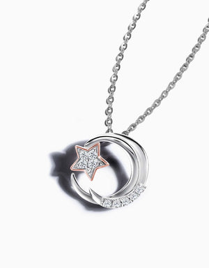 LVC Charmes Starry Moonlight Diamond Pendant