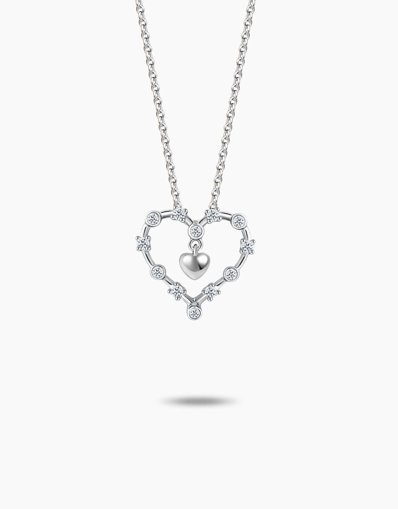 LVC Charmes Heart of Diamonds Pendant