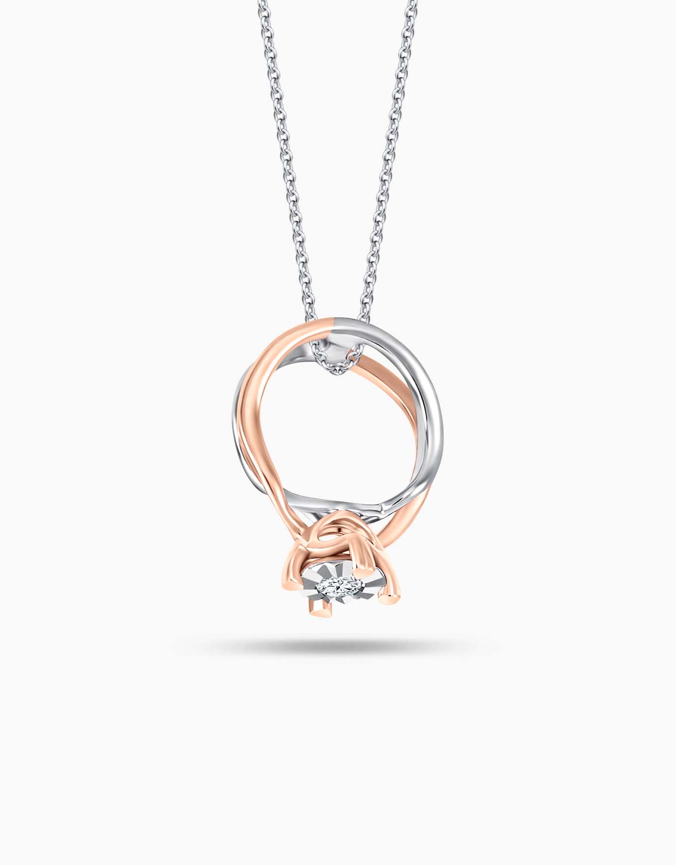 LVC Charmes Love Journey Carita Mini Ring Diamond Pendant