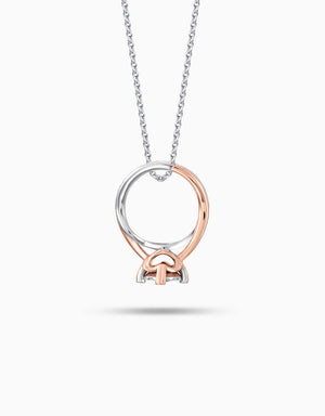 LVC Charmes Love Journey Carita Mini Ring Diamond Pendant