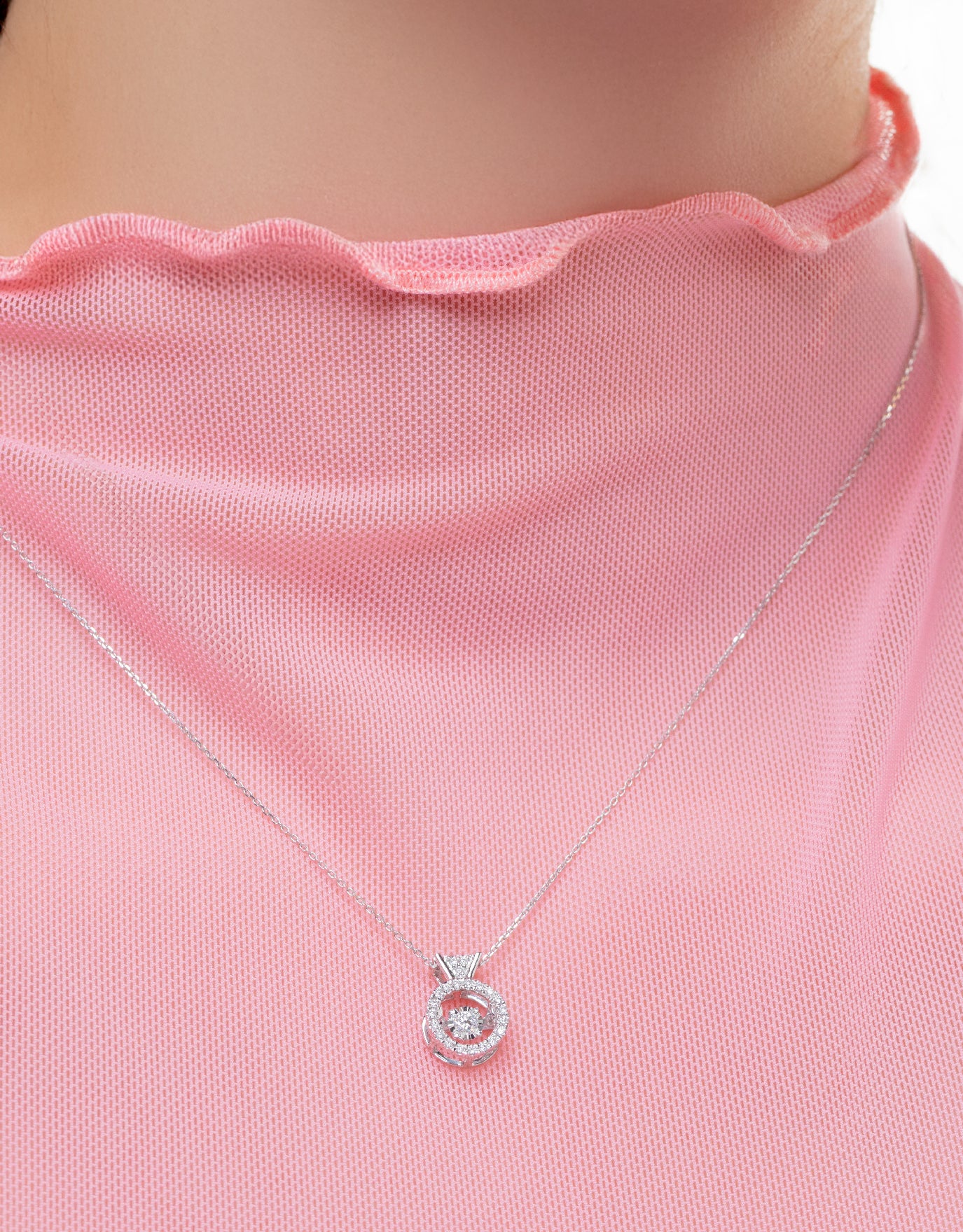 LVC Charmes Grace Mini Ring Diamond Pendant