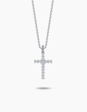 LVC Charmes Divine Blessing Cross Diamond Pendant