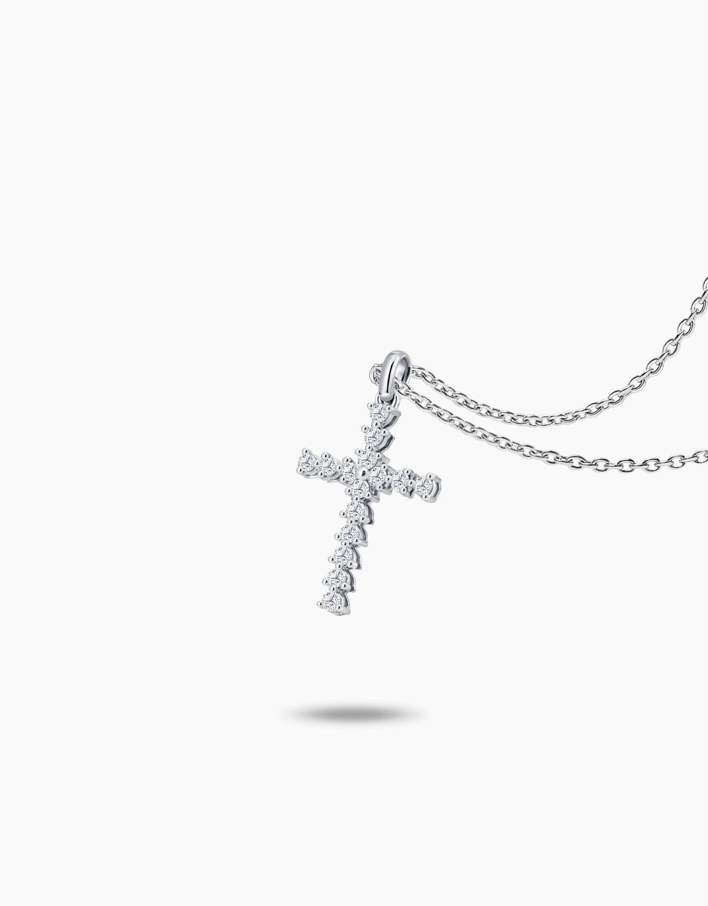 LVC Charmes Divine Blessing Cross Diamond Pendant