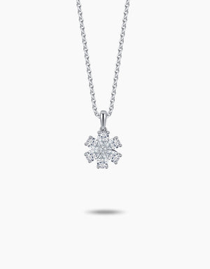 LVC Charmes Star Blossom Diamond Pendant