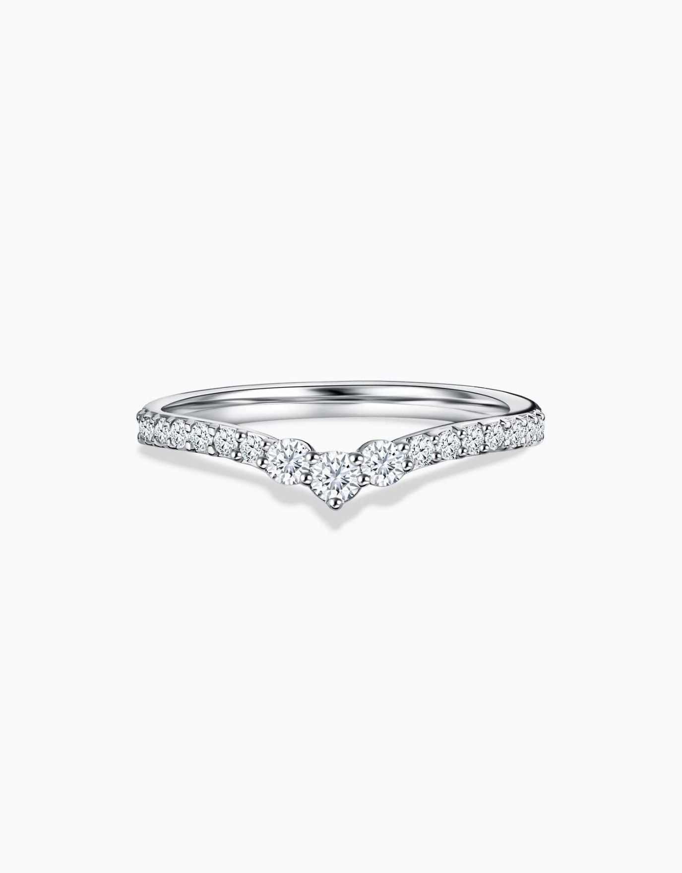LVC Petit Precieux Wishbone Diamond Ring