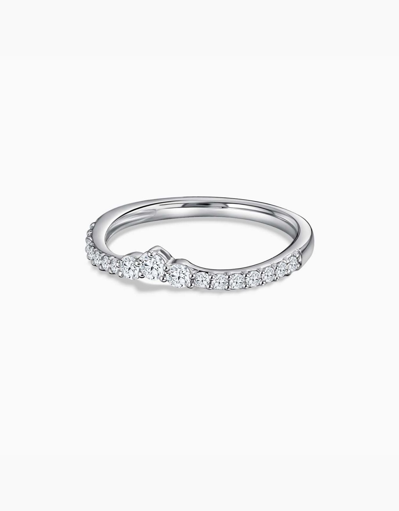 LVC Petit Precieux Wishbone Diamond Ring