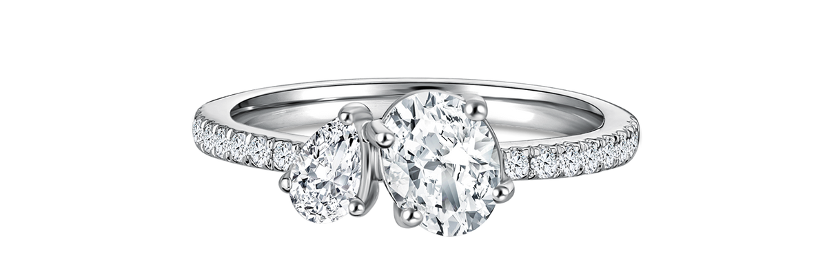 LVC Precieux Dazzling Duet Diamond Ring – Love & Co.