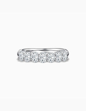 LVC Petit Precieux Eternity Ellipse Diamond Wedding Band