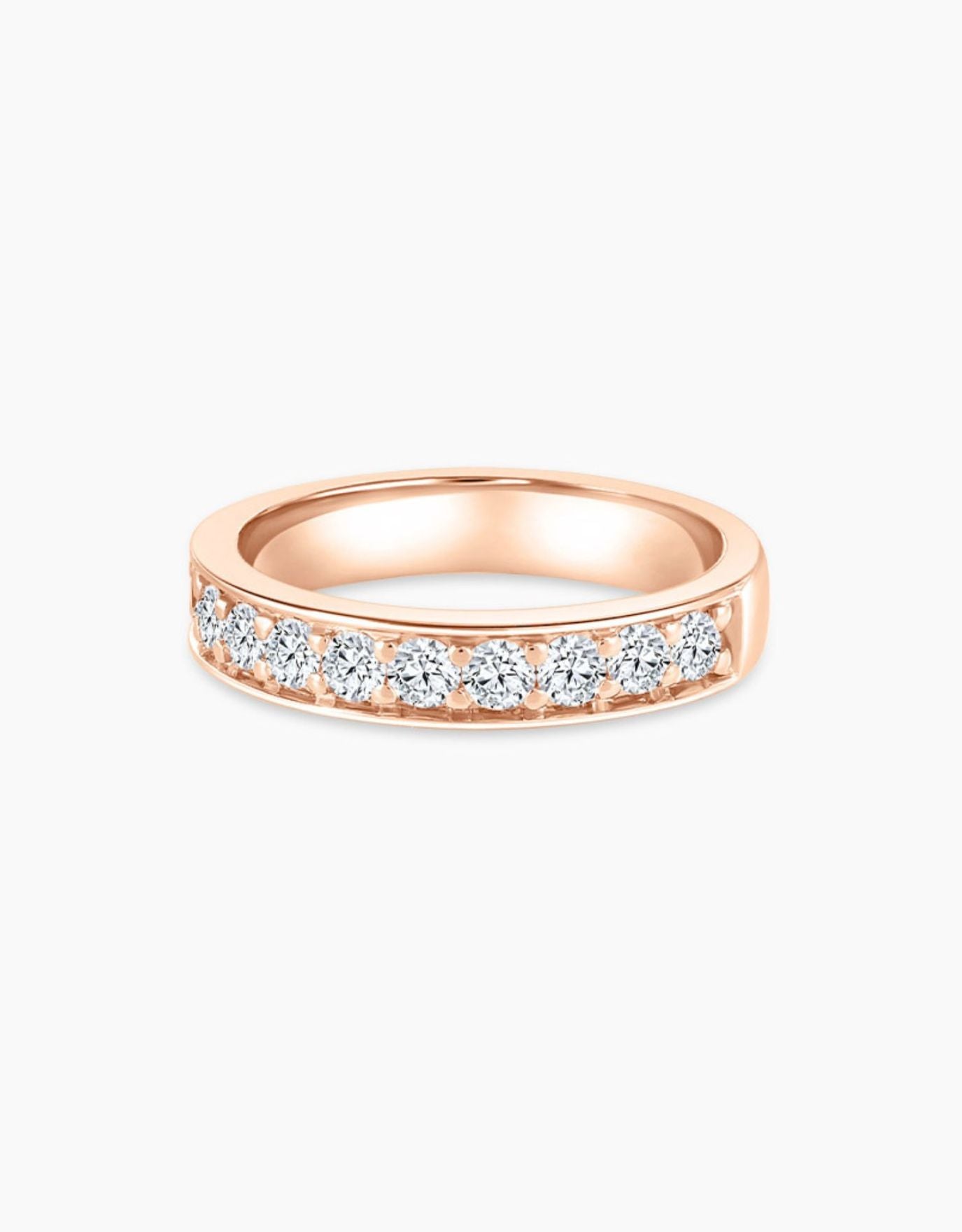 LVC Eterno Celestia Diamond Wedding Band In Rose Gold