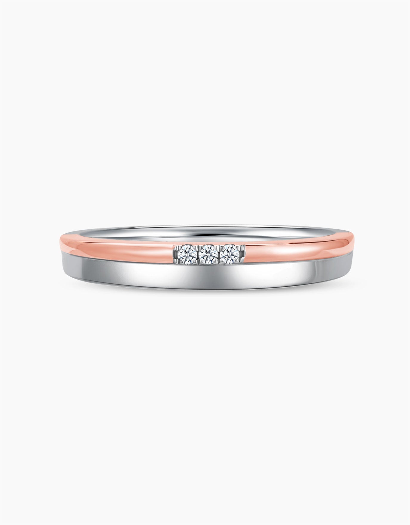 LVC Tresor Zayd Wedding Band with Diamonds