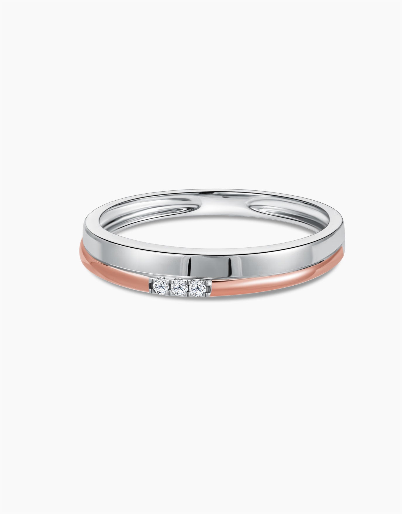 LVC Tresor Zayd Wedding Band with Diamonds