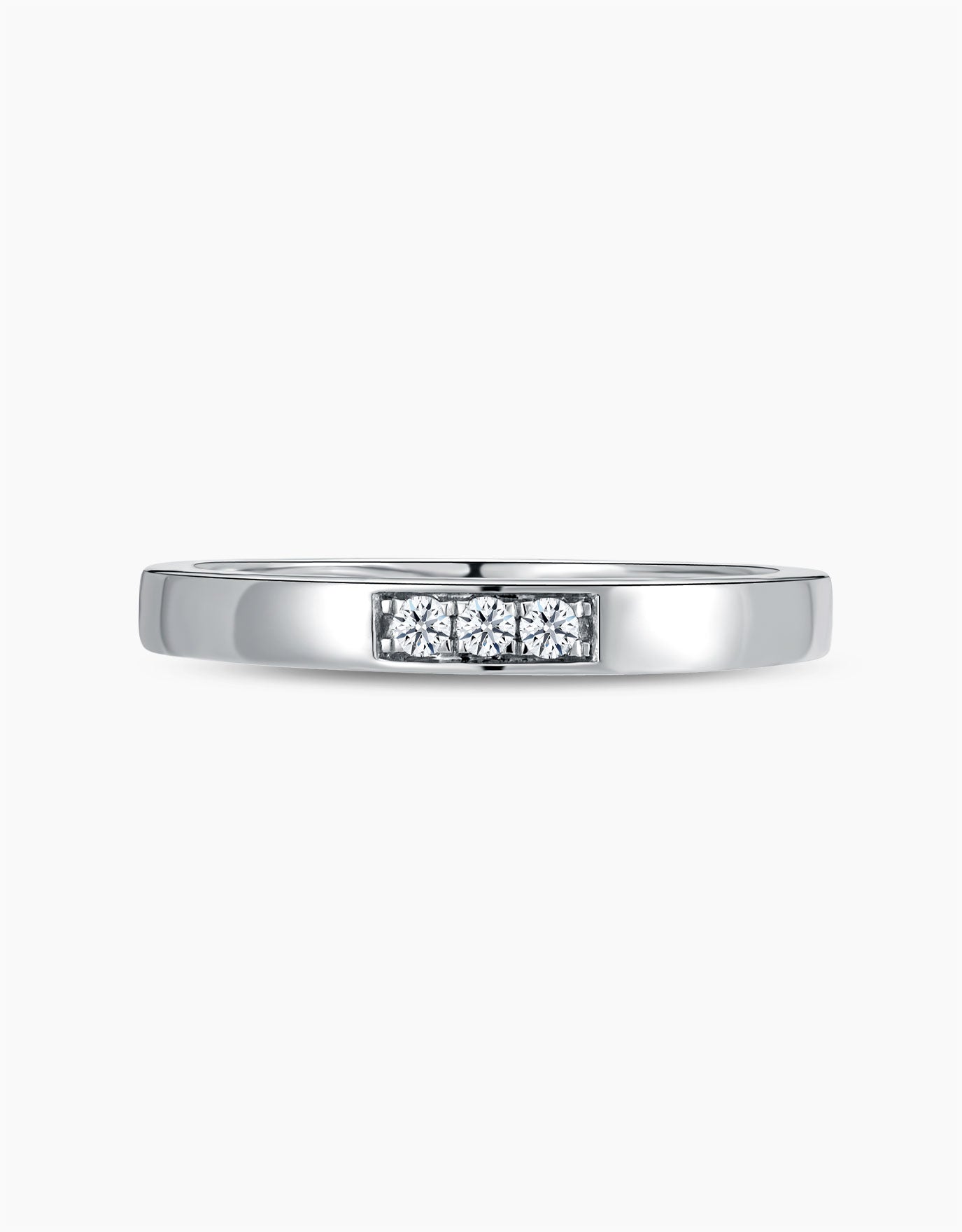 LVC Tresor Coelle Classic Wedding Band with Diamonds