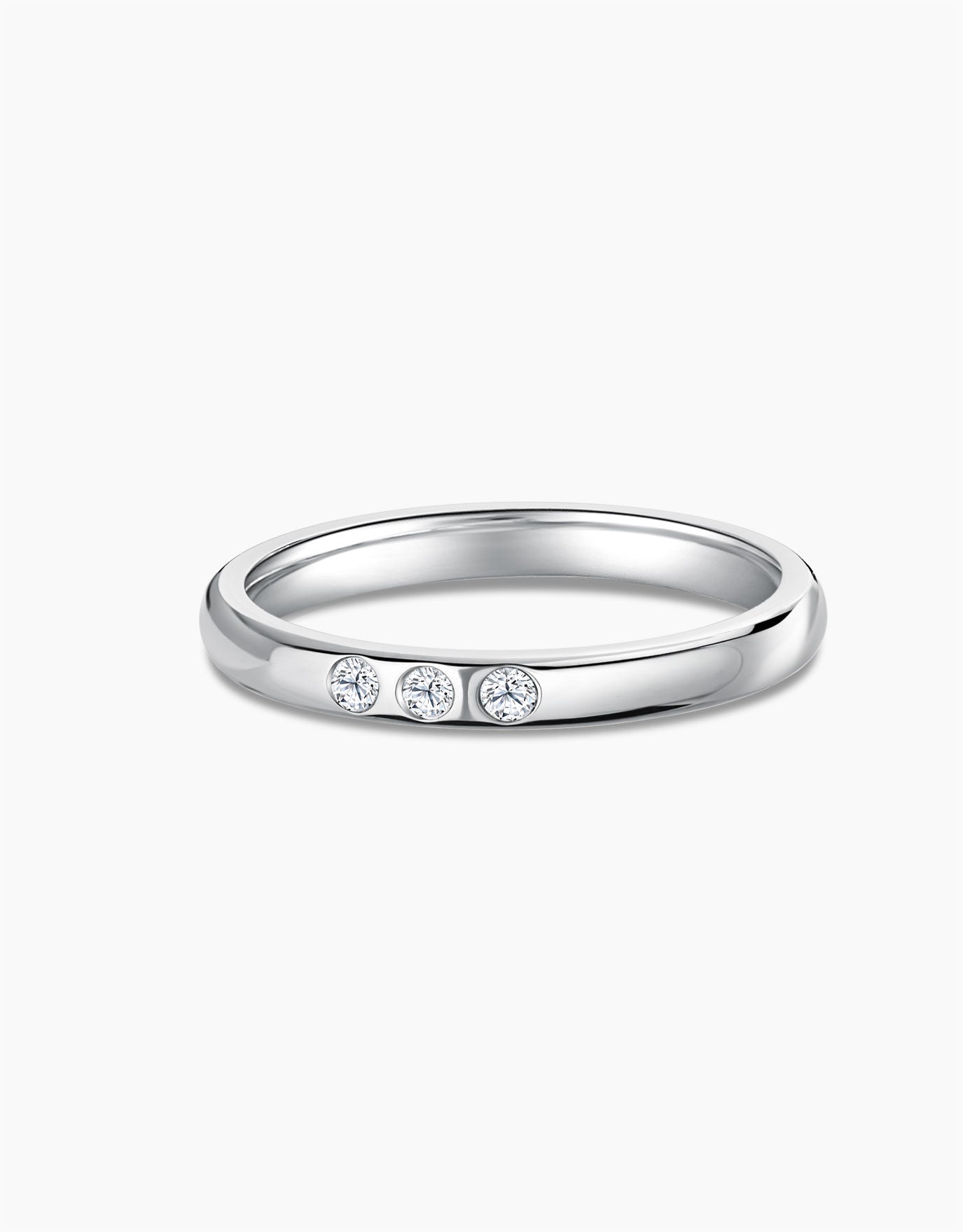 LVC Tresor Blessed Wedding Band with Diamonds