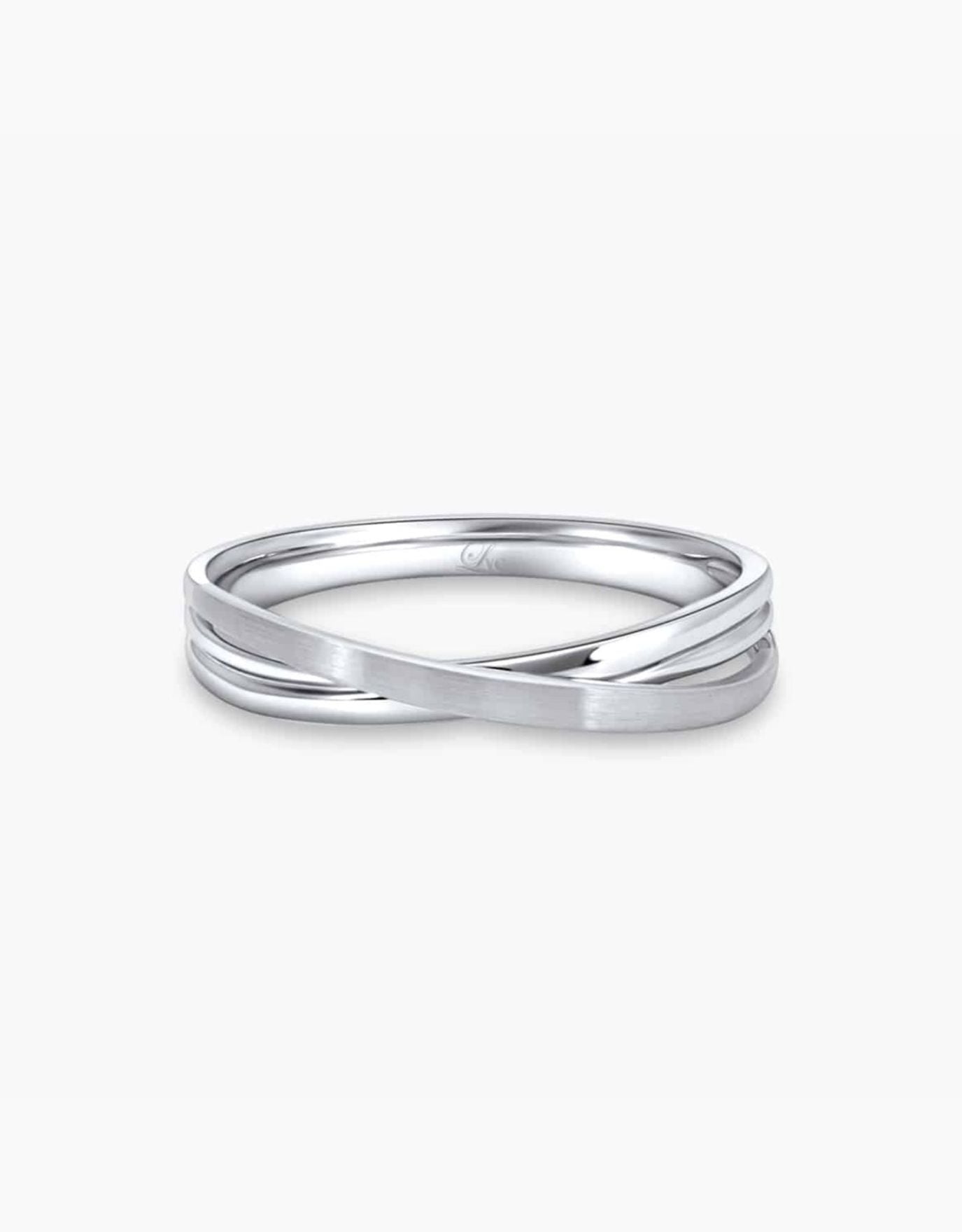 White hot sale wedding ring