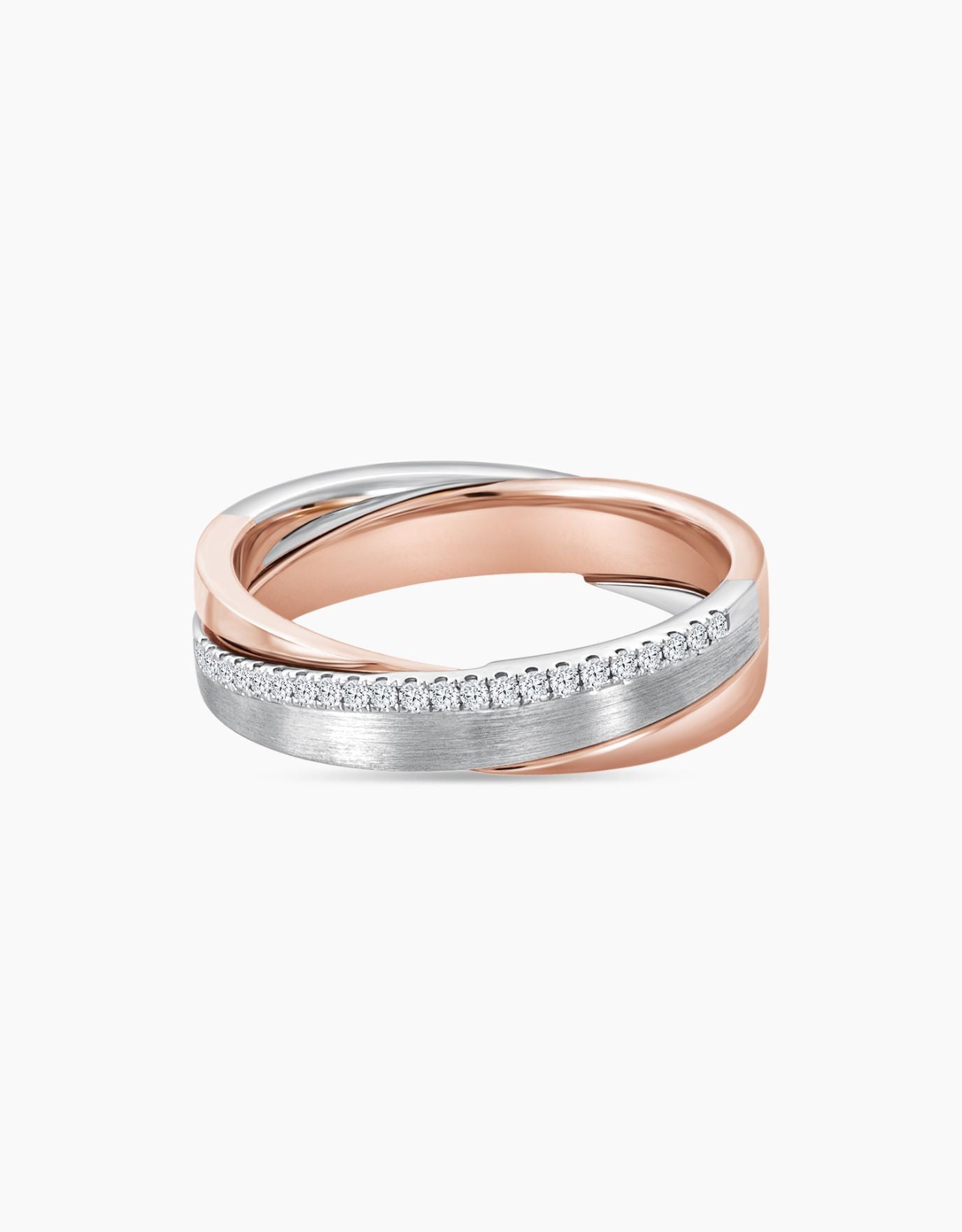 LVC Desirio Amari Wedding Band with Brilliant Diamonds