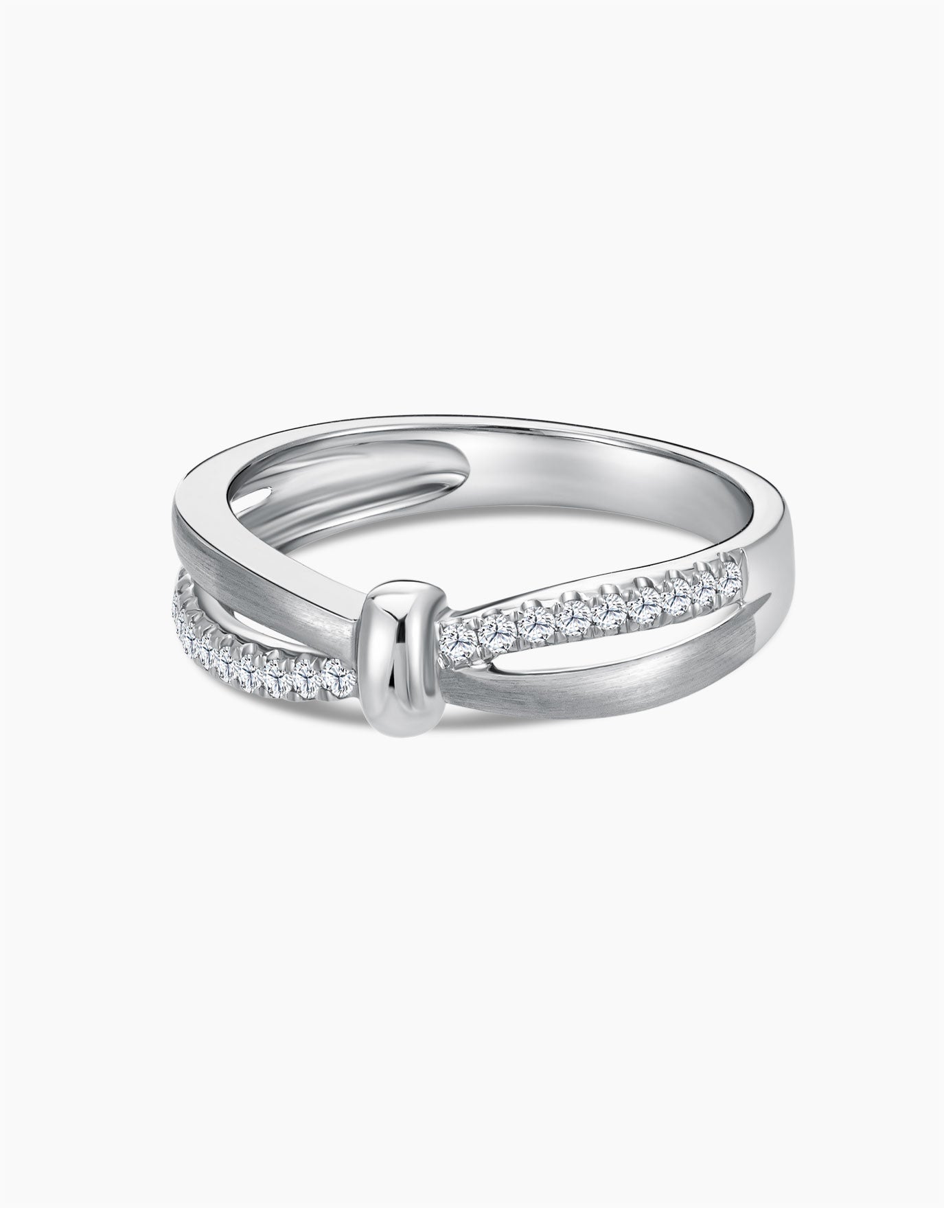 LVC Noeud Serene Love Wedding Band