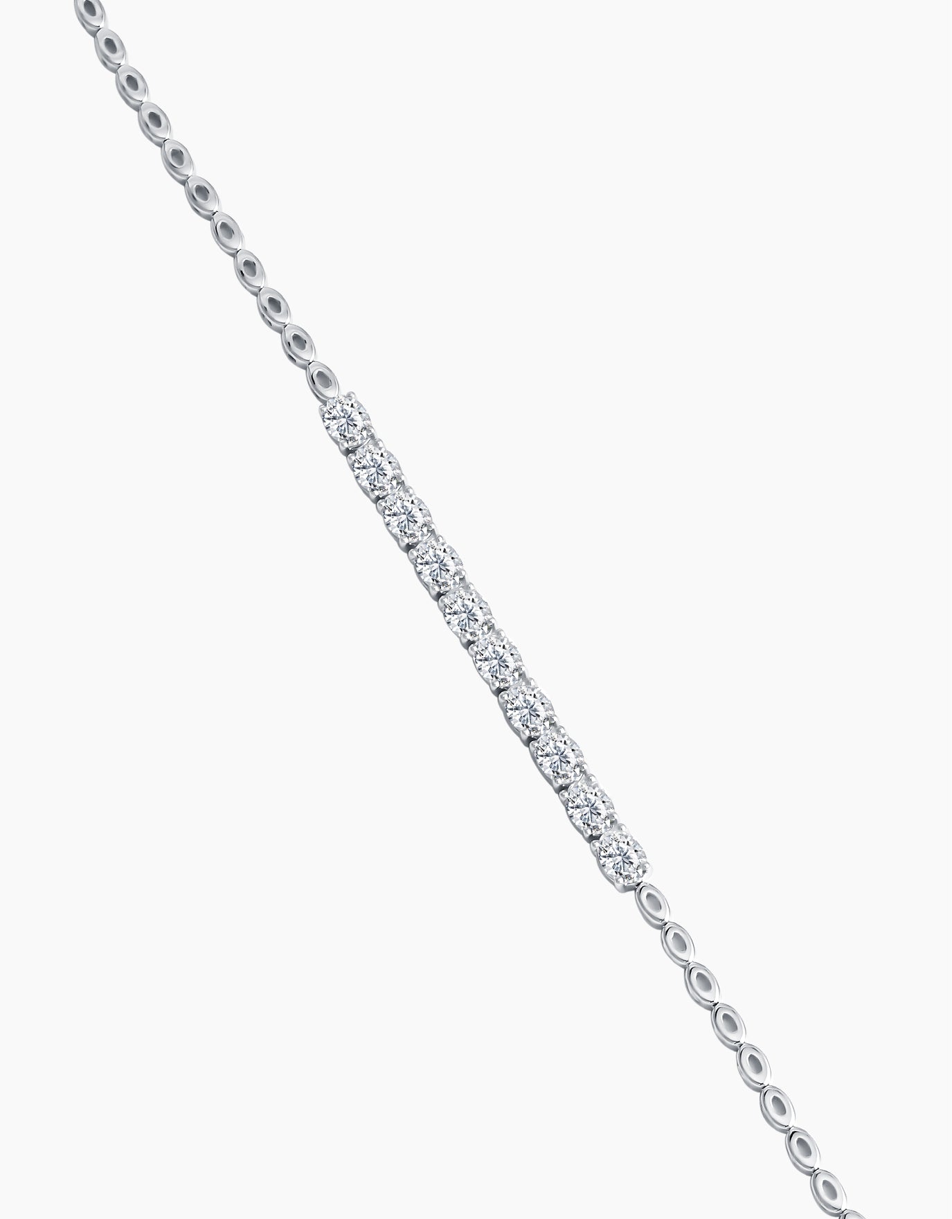 Tennis Oval Parade Diamond Bracelet