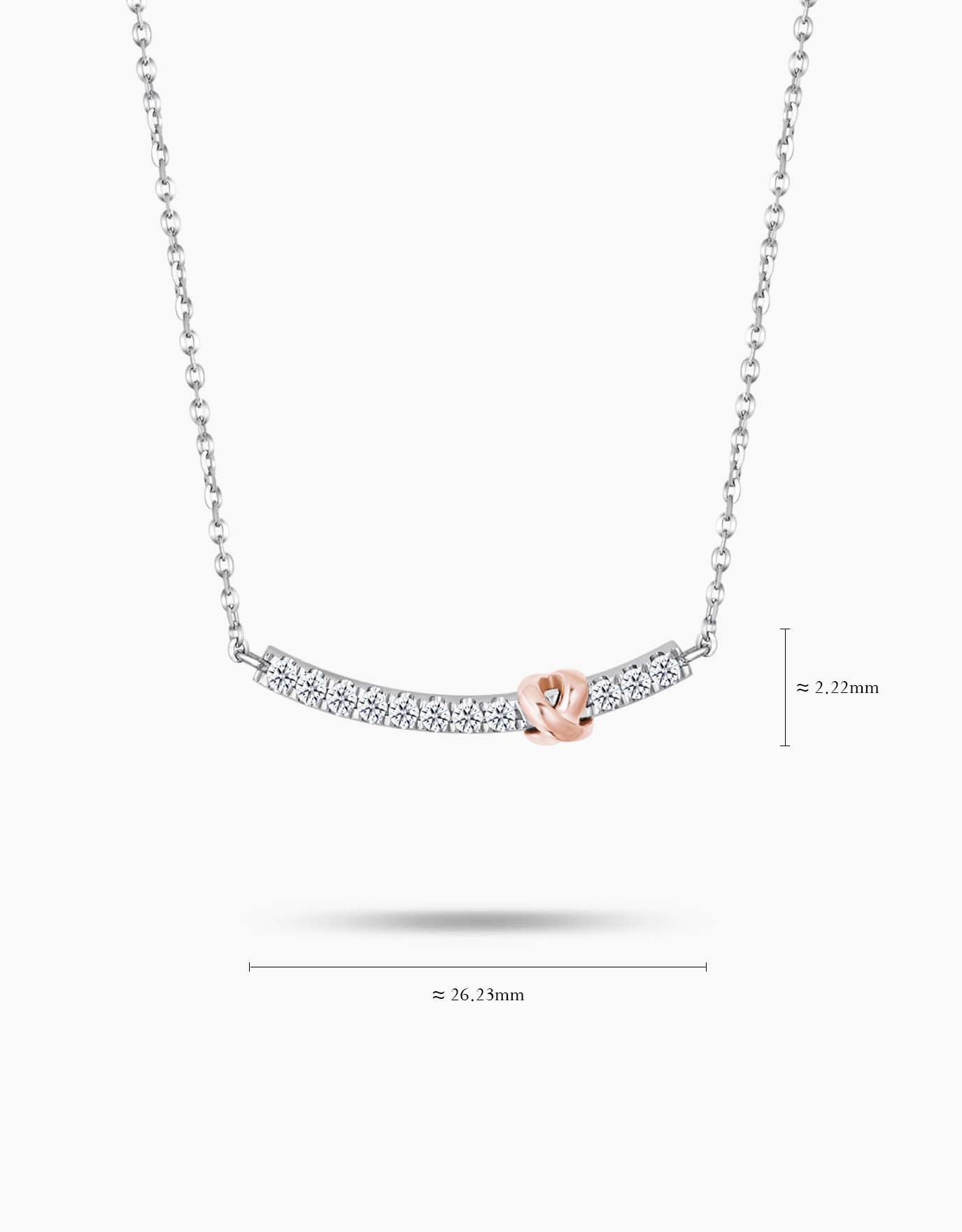 LVC Eterno Noeud Diamond Necklace