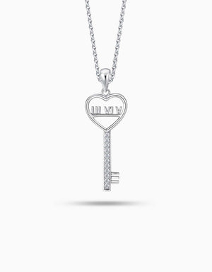 LVC Joie Unending Love Diamond Key Pendant