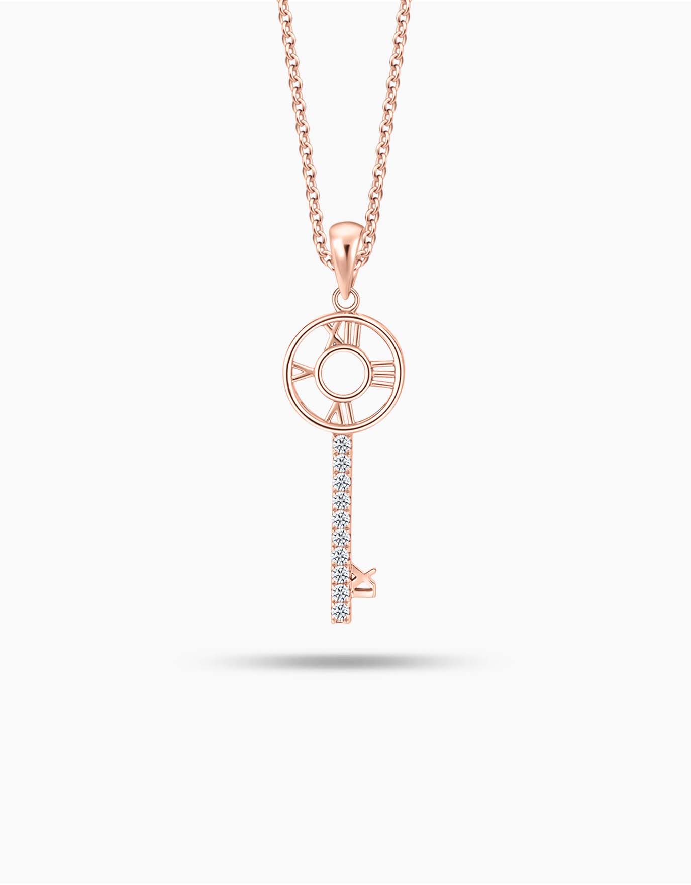 LVC Joie Decades Diamond Key Pendant