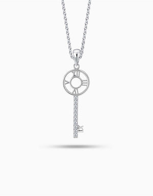 LVC Joie Decades Diamond Key Pendant