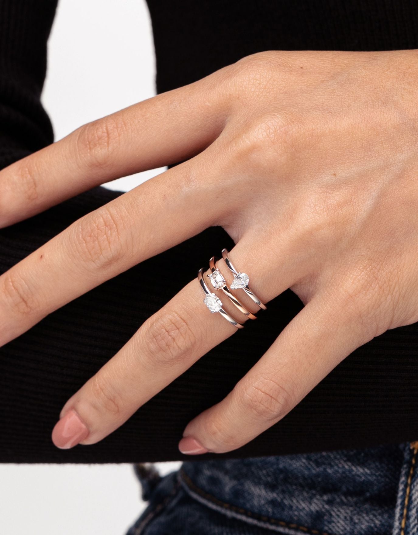 LVC Precieux Classic Ellipse Diamond Ring - 0.24ct