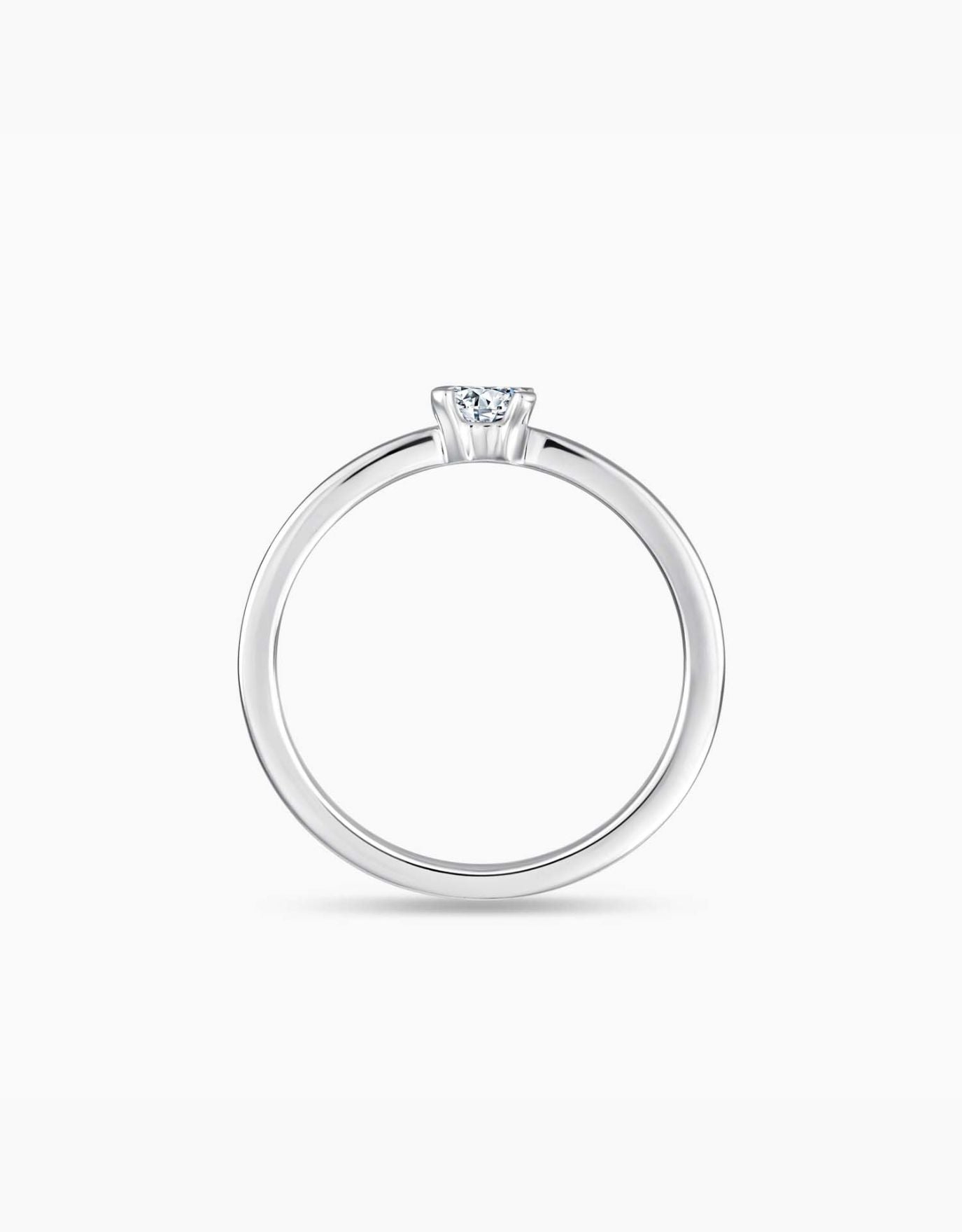 LVC Precieux Classic Ellipse Diamond Ring - 0.24ct