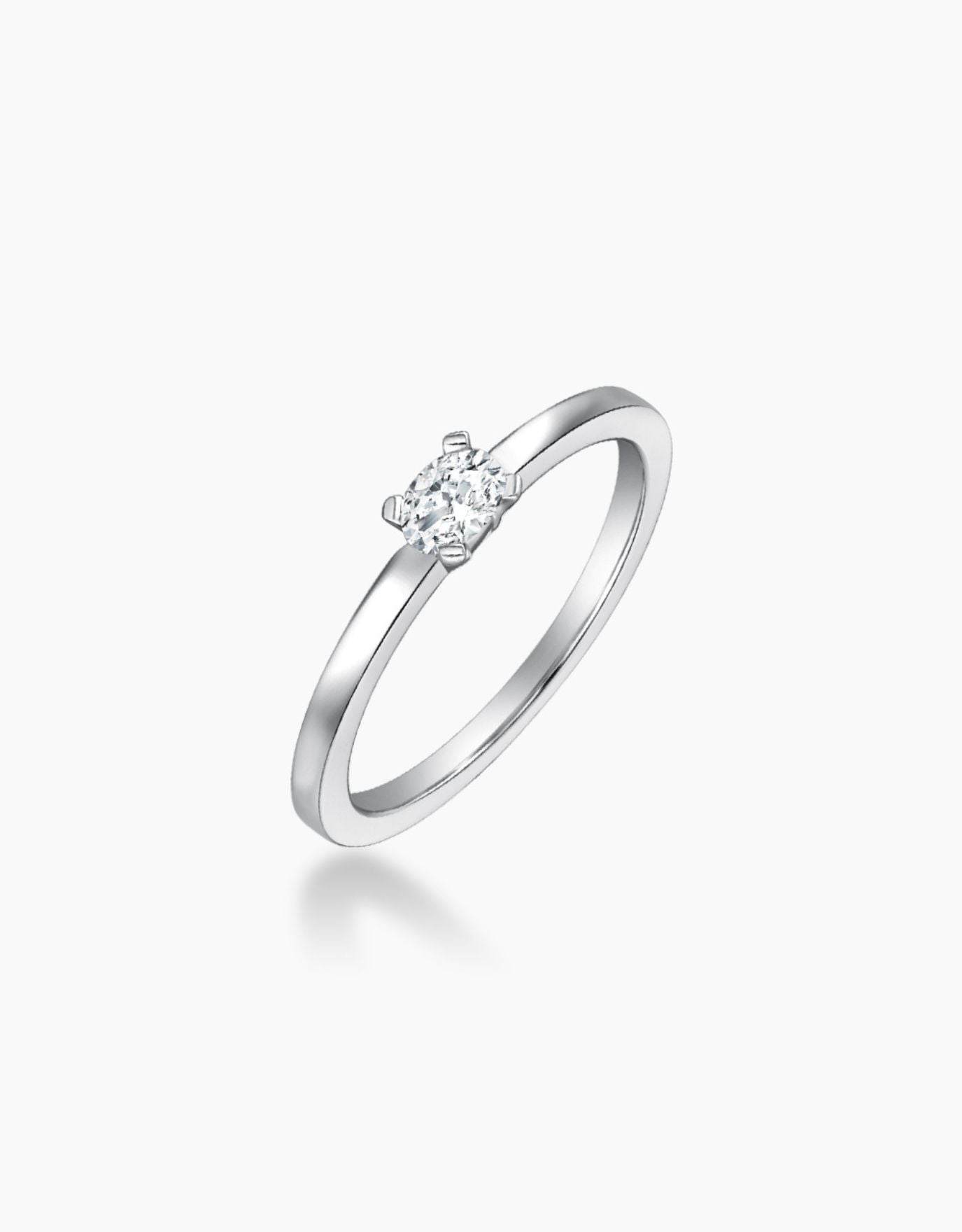 LVC Precieux Classic Ellipse Diamond Ring - 0.24ct