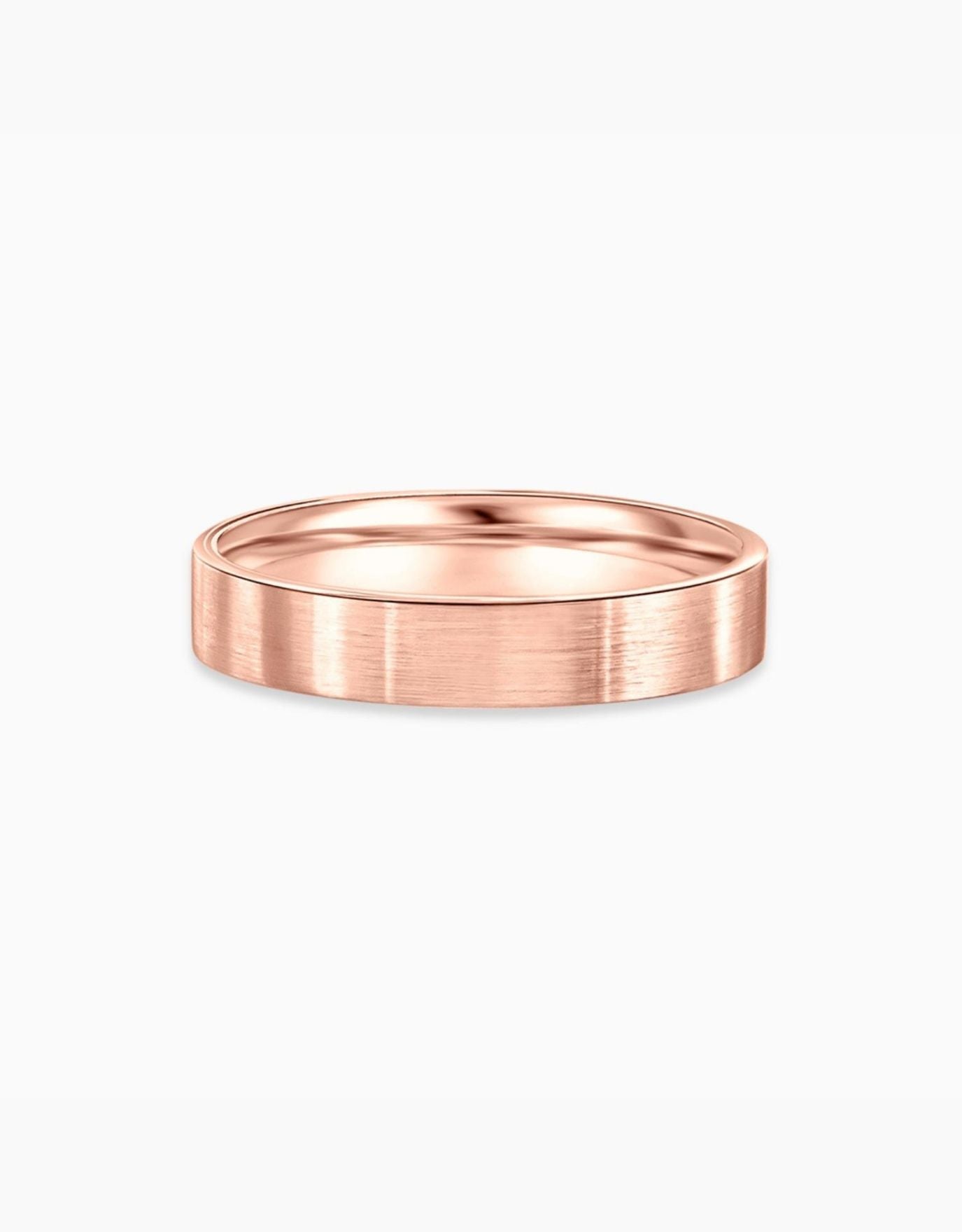 LVC Classique wedding band with a brushed finish