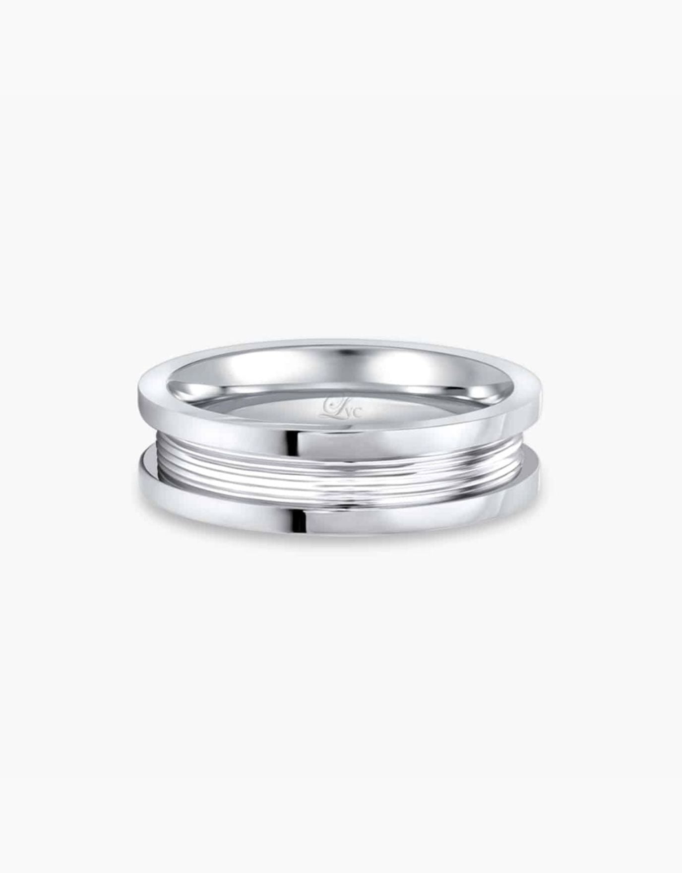 Pure silver 2025 wedding band