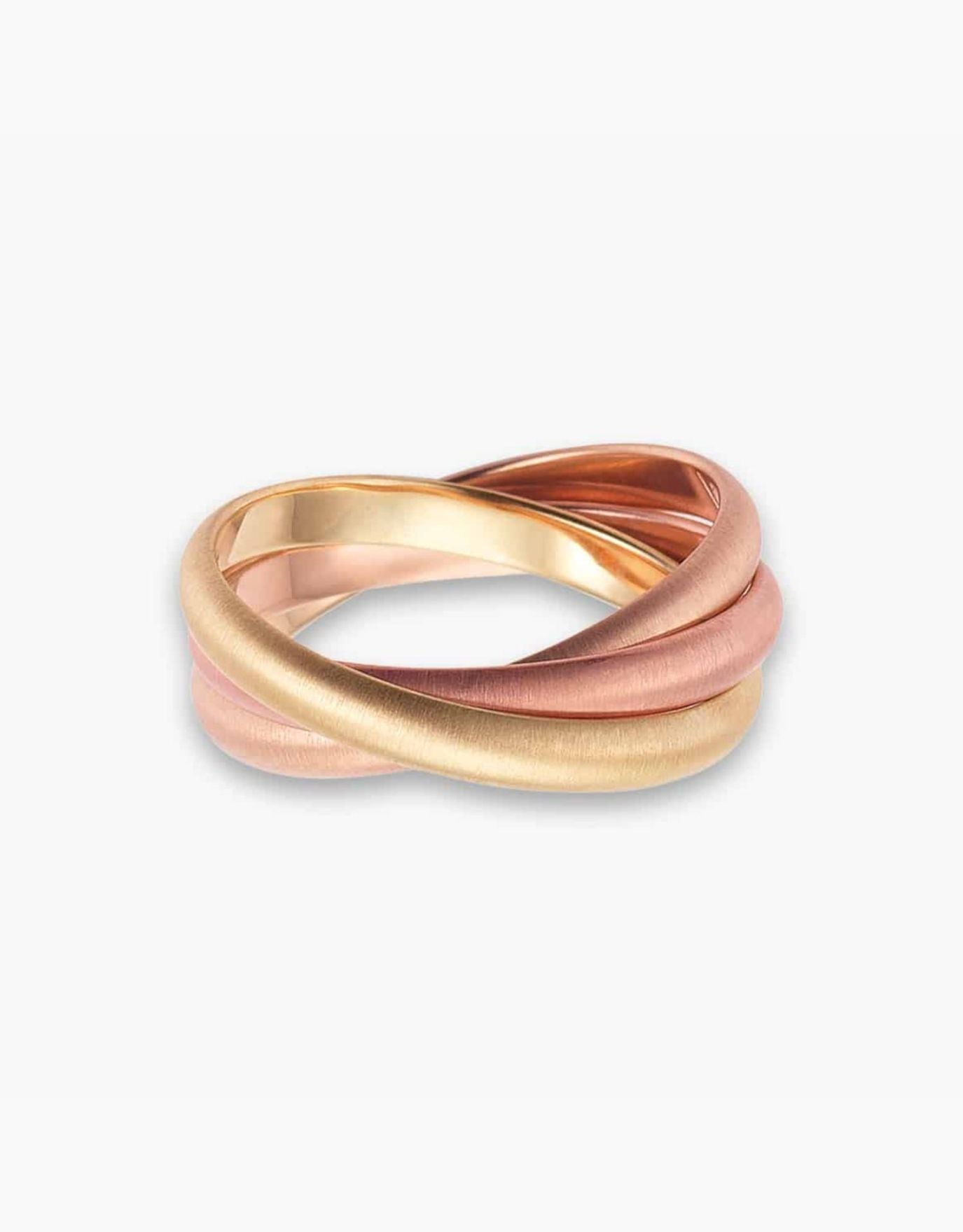 Gold trinity cheap ring