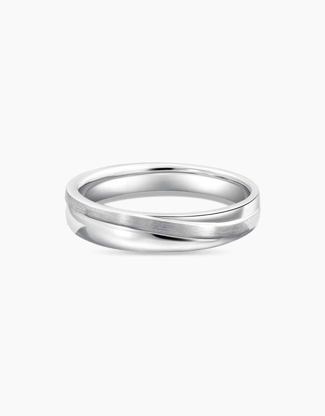 LVC Purete Eternity Wedding Band in Platinum