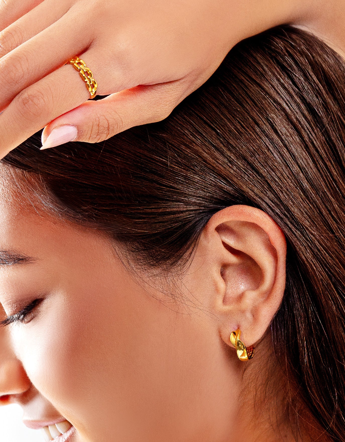 LVC MOD22 Cable Chain Gold Ring