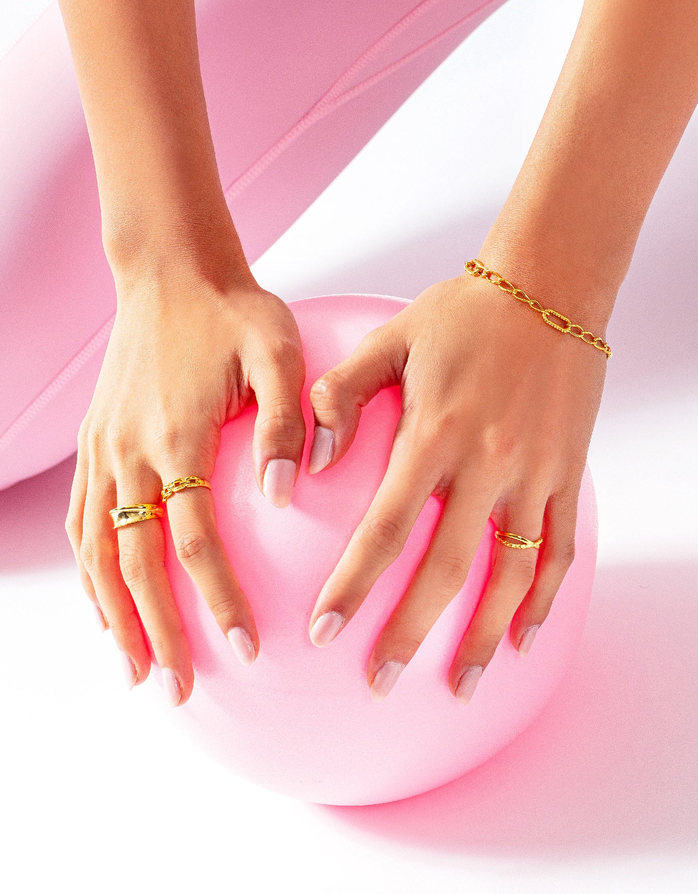 LVC MOD22 Cable Chain Gold Ring