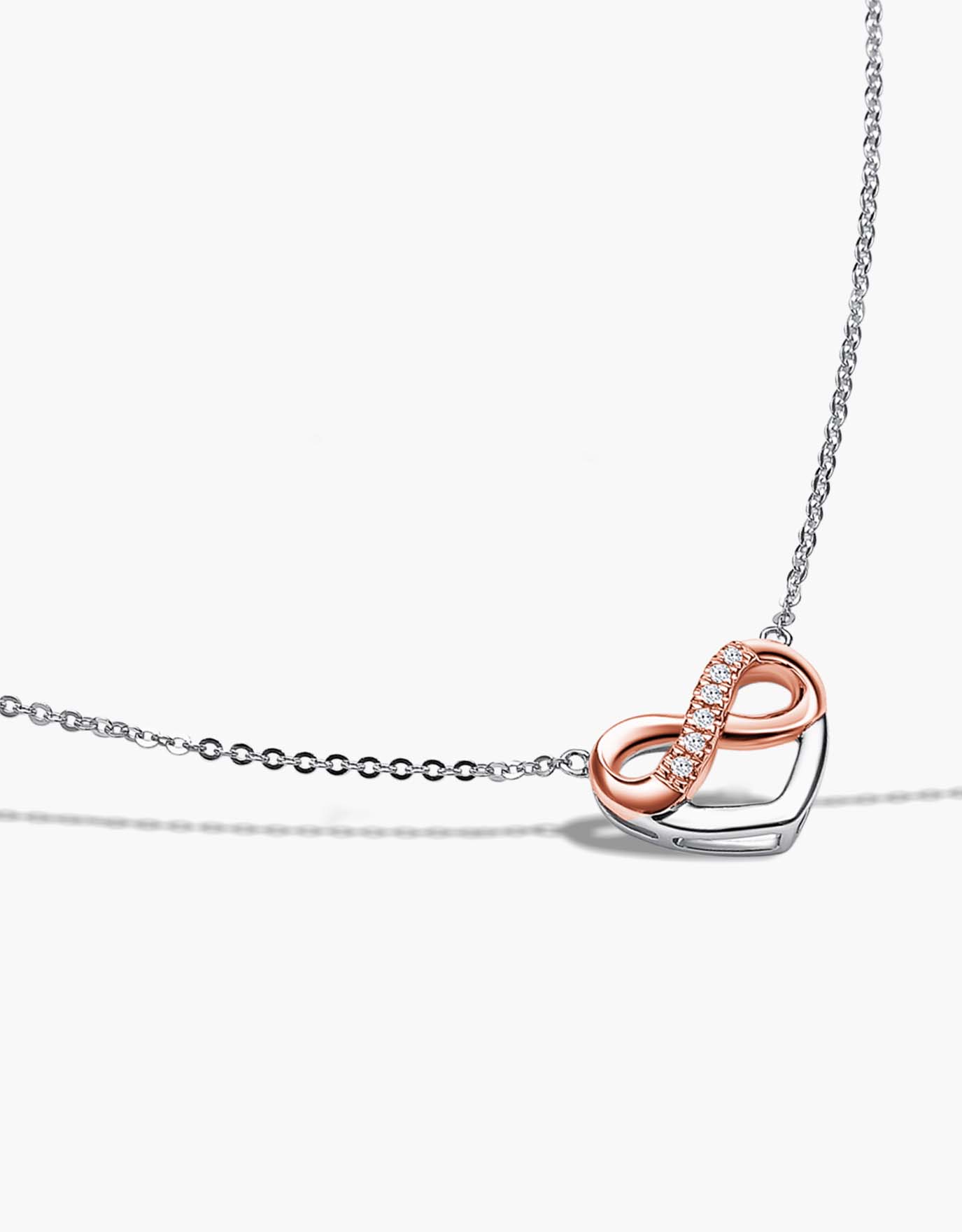 Forever love diamond necklace Clearance