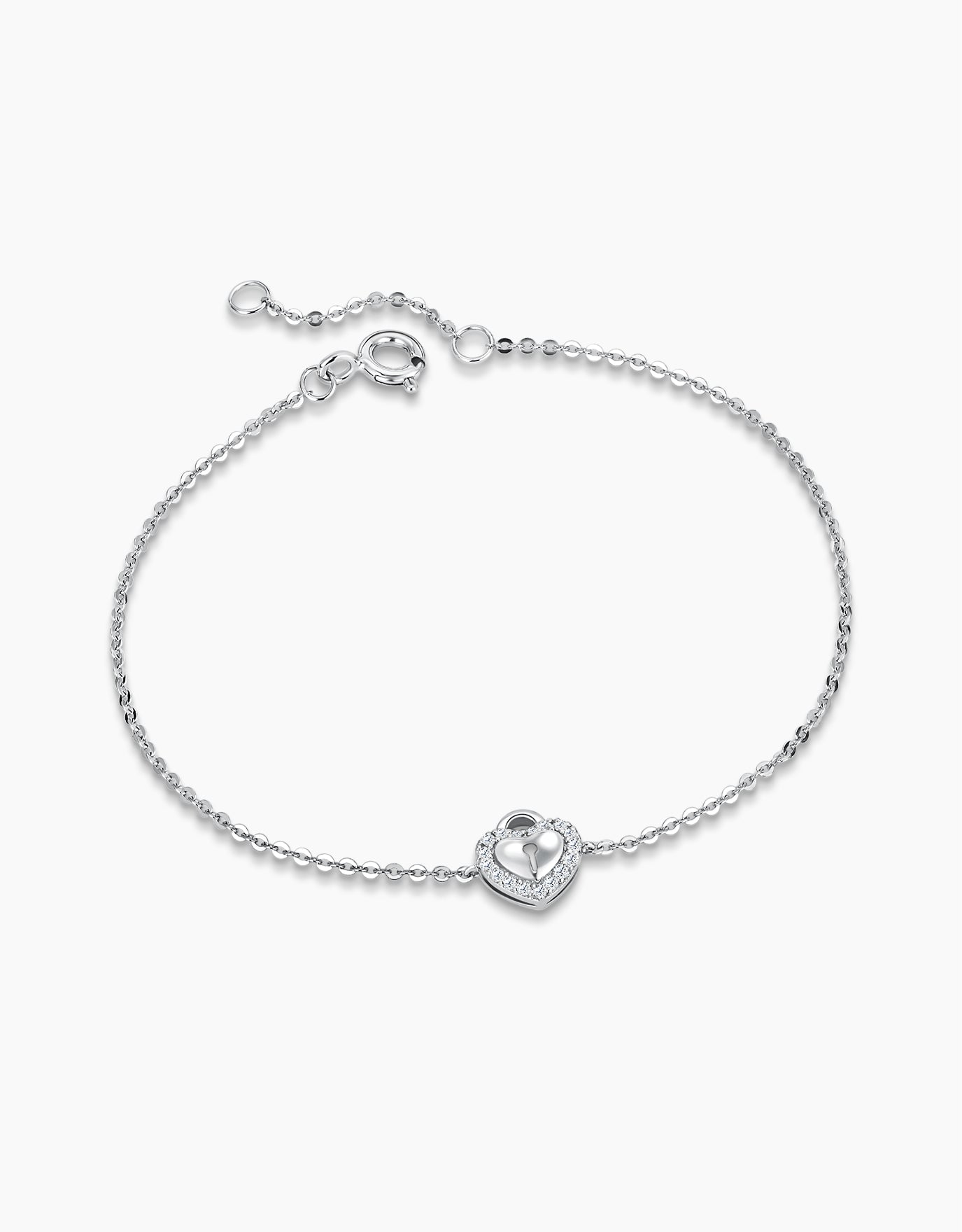 LVC Charmes Heartlock Diamond Bracelet