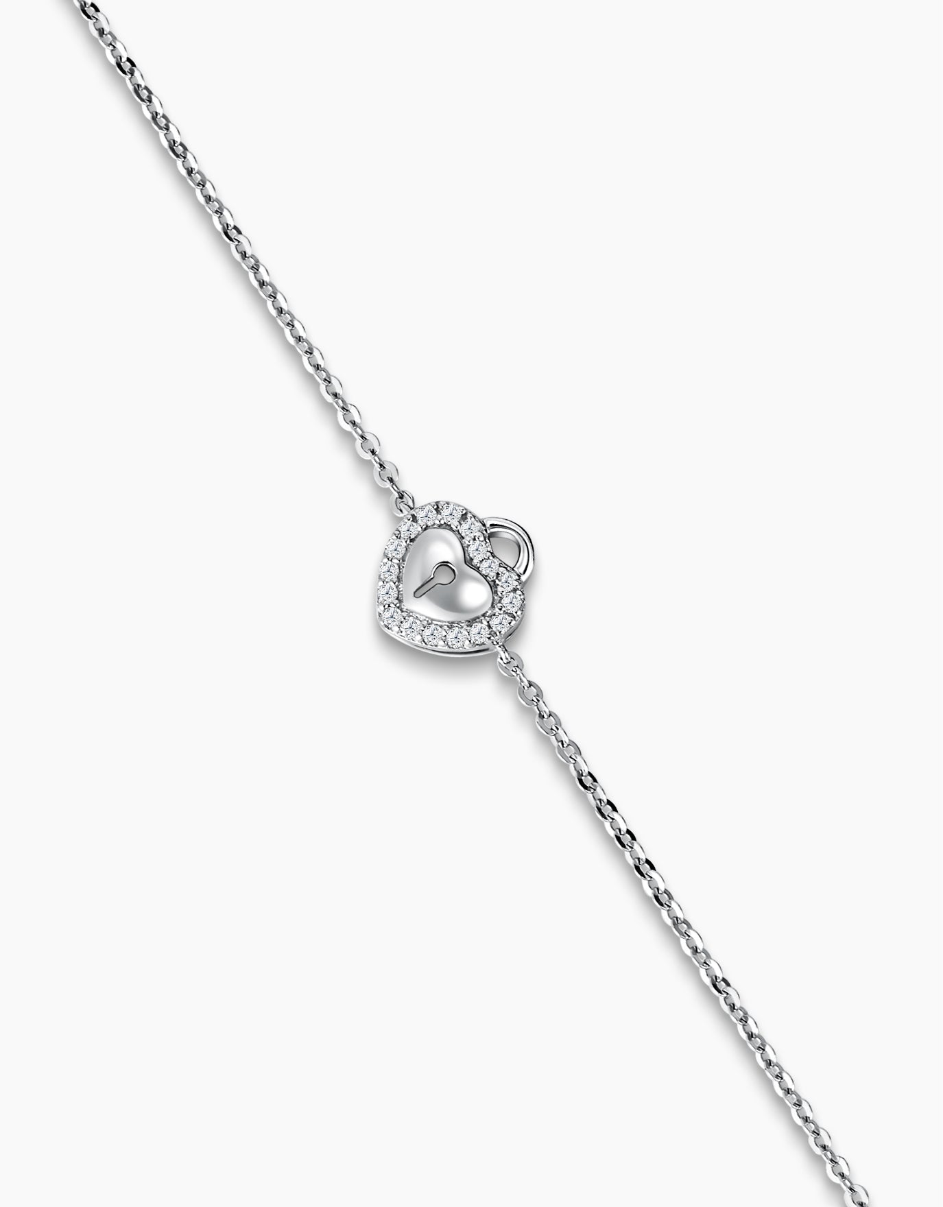 LVC Charmes Heartlock Diamond Bracelet