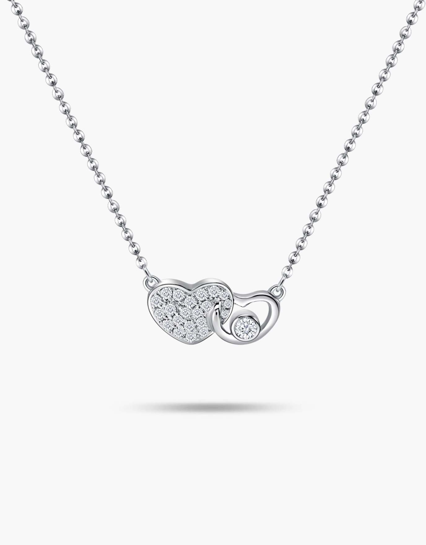 LVC Charmes Petit Heart Diamond Necklace