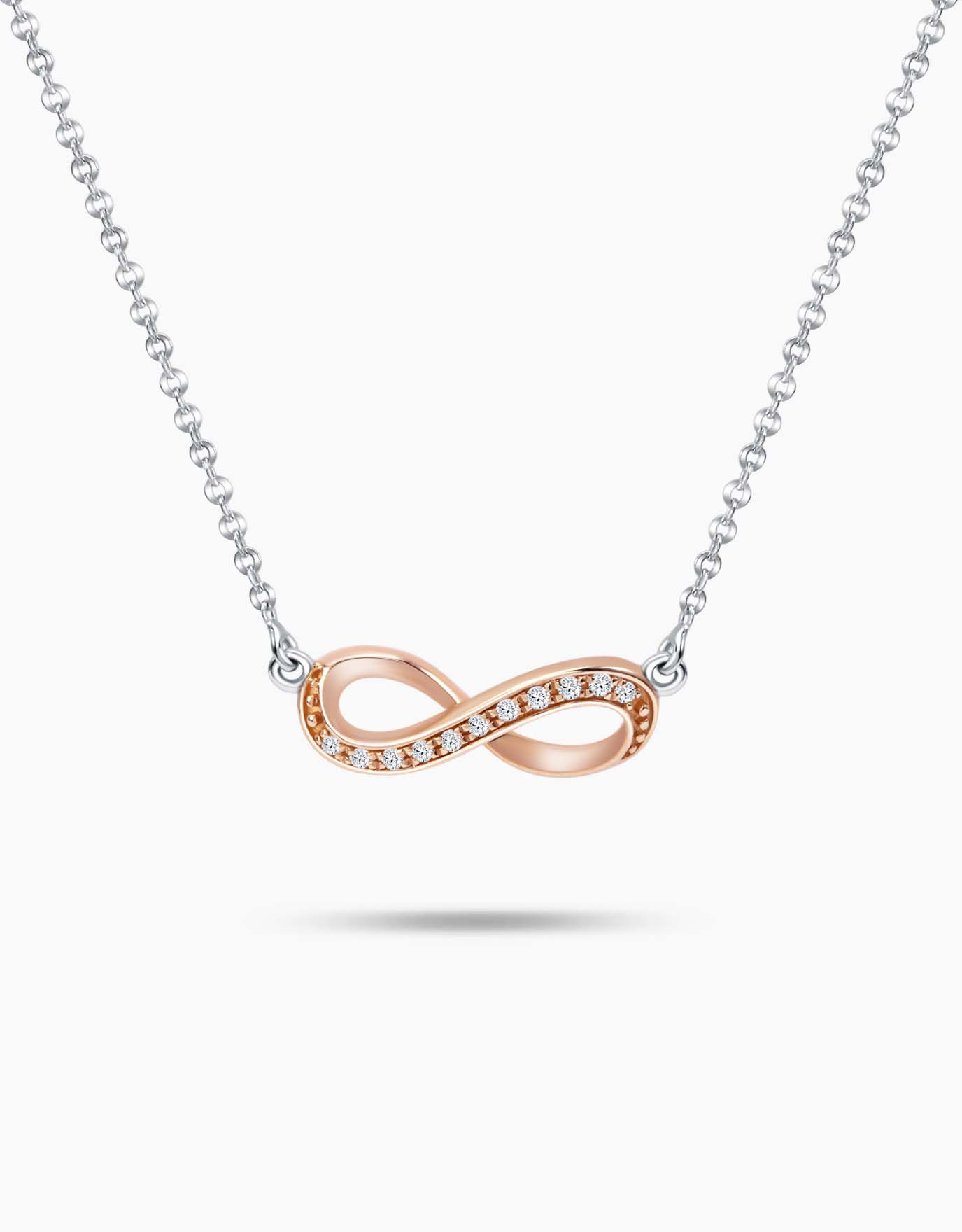 LVC Destiny Infinity Diamond Necklace
